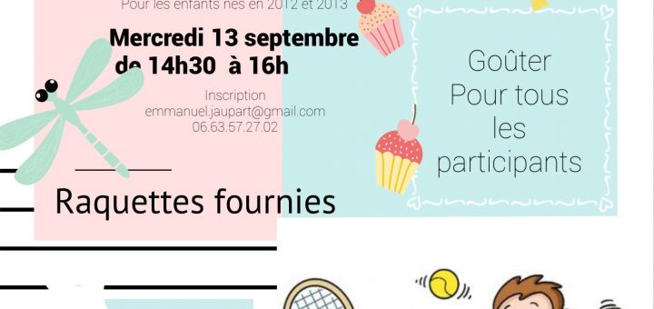 Animation gratuite minitennis 2017