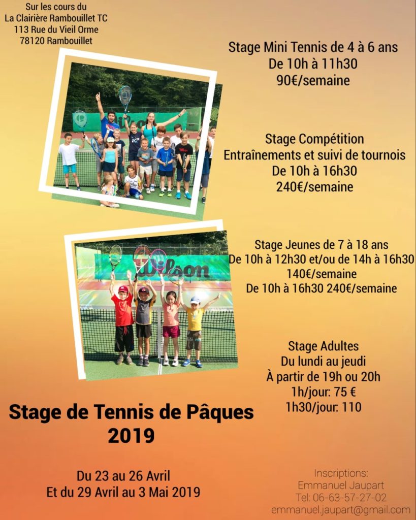 stagesPaques2019